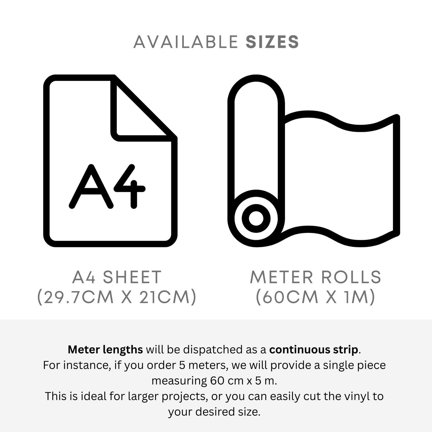 Matte Vinyl - Oracal 651 - A4 Sheet & Roll Self Adhesive Sign Vinyl - Polymeric